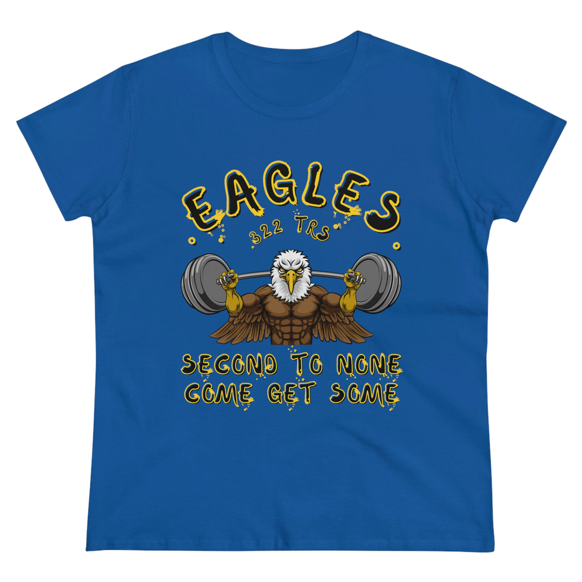 Printify 322 TRS Eagles Ladies Dual Sided T-Shirt Royal Blue / Medium