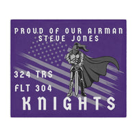 324 TRS Knights Blanket Banner