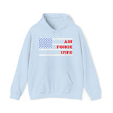 Air Force Flag Wife Unisex Hoodie