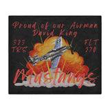 323 TRS Mustangs Blanket Banner