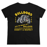 326 TRS Bulldogs ladies tshirt black back