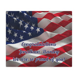 American Flag Blanket Banner